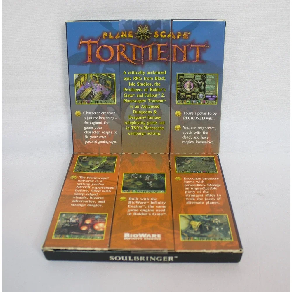 Planescape: Torment & Soulbringer Dungeons & Dragons PC Dual Jewel CDs 1999